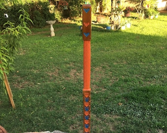 Hiking sticks, walking sticks, walking staff, walking stick wood, carved walking stick, walking stick with art, quality hiking stick