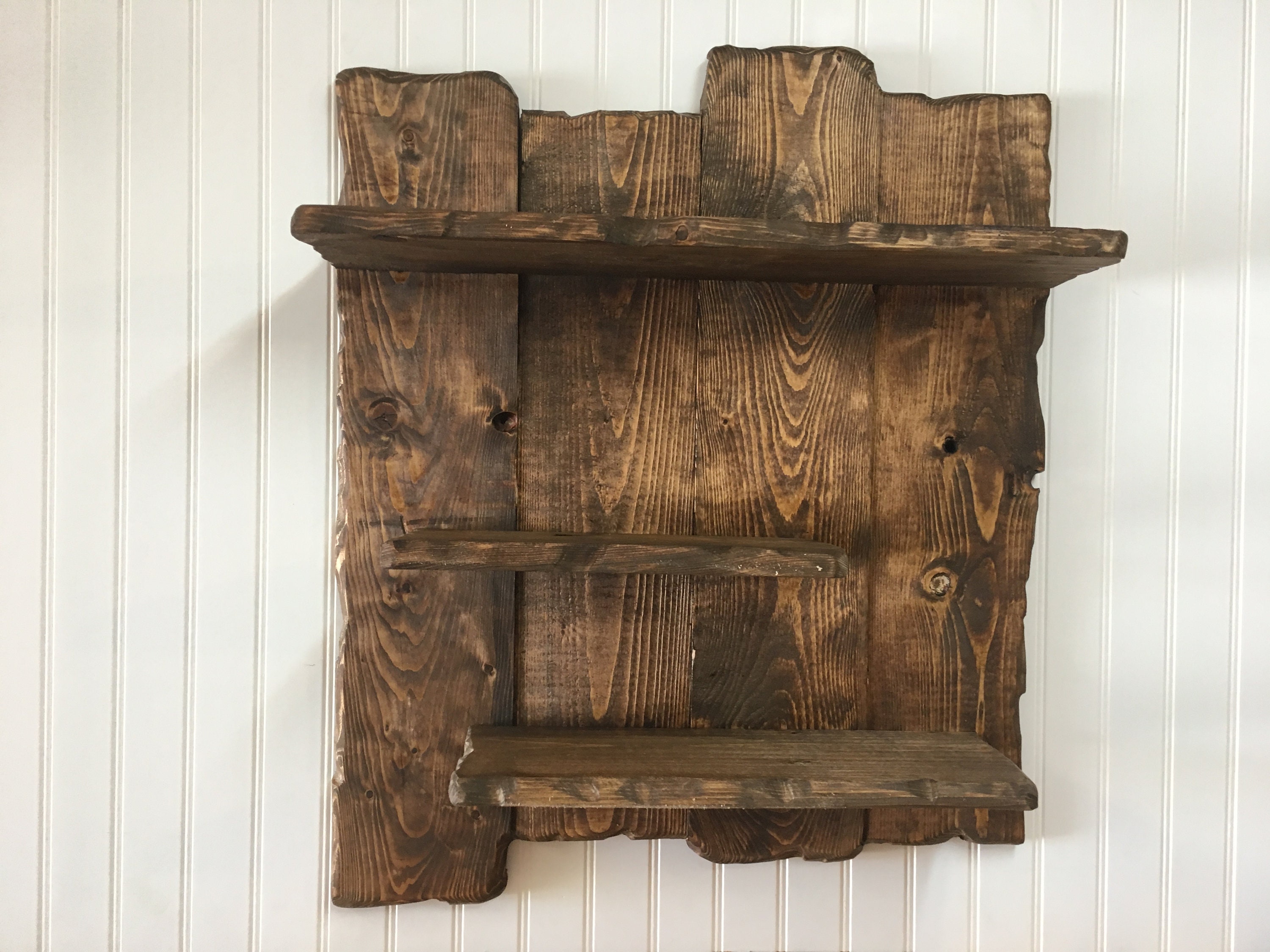 Wall shelf shelf wood shelf rustic shelf wall decor Etsy