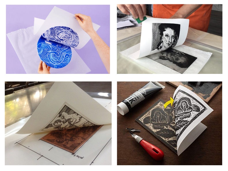 Pressa Per Incisione Per Incisione Intaglio, Collografo, Linocut - Foto 5