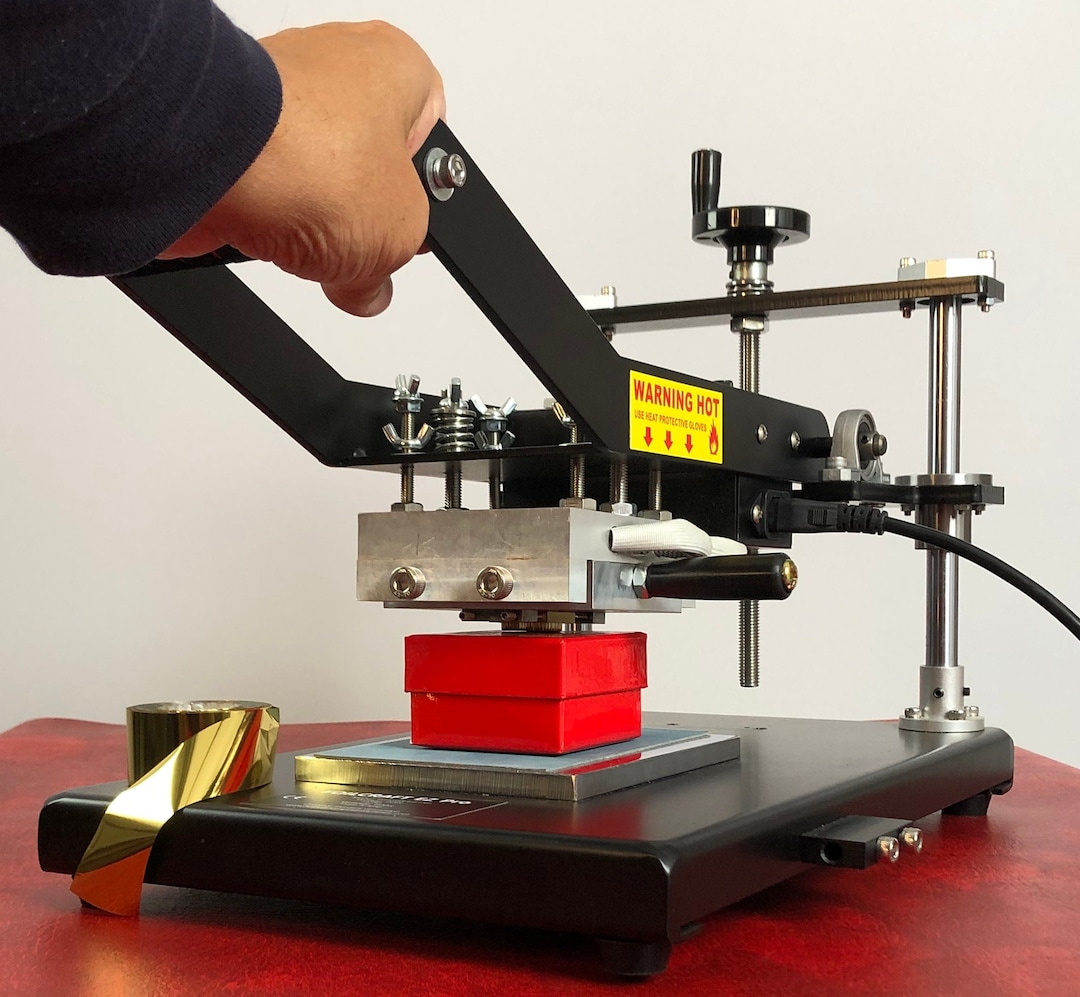 Hot Foil Stamping Machine. Hot Foil Press. Gold Foil Stamping Etsy
