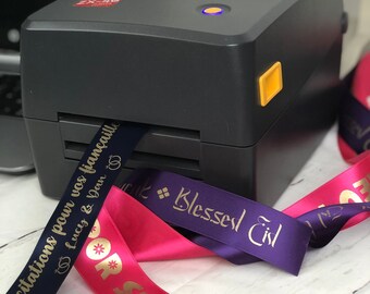 Ribbon☆ Amazon.com: ZXSYYDS Satin Ribbon Printing Machine,Foil