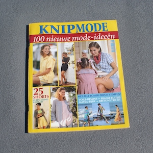 June 1993 Sewing patterns Magazine vintage Summer Fashion Dutch language Knipmode