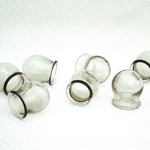 Vintage massage cupping jars medical cupping glass for vacuum massage doctor's curiosa collectibles old massage tools