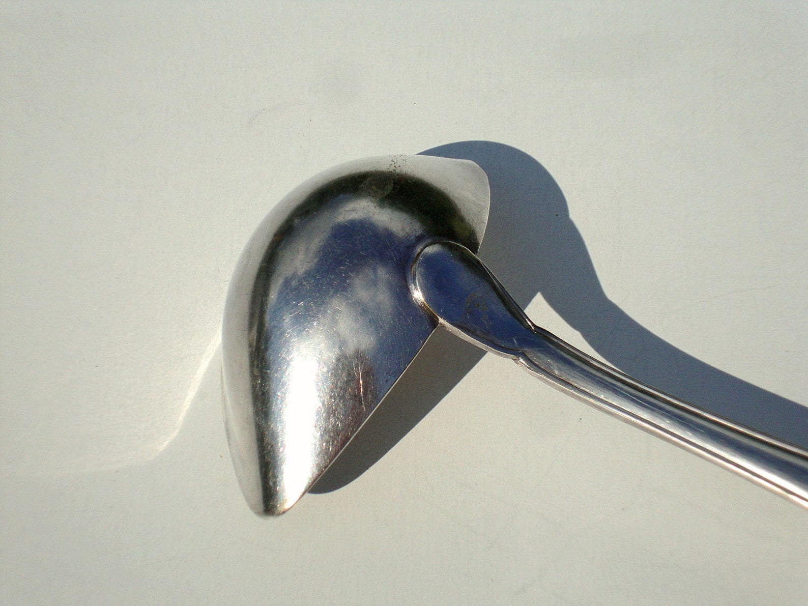 Vintage Gravy Ladle Antique 1900s Sause Spoon Ornate Silver Etsy