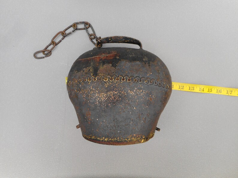 Extra Large Vintage Cow Bell Giant Bell Alpine Swiss Cowbell Etsy