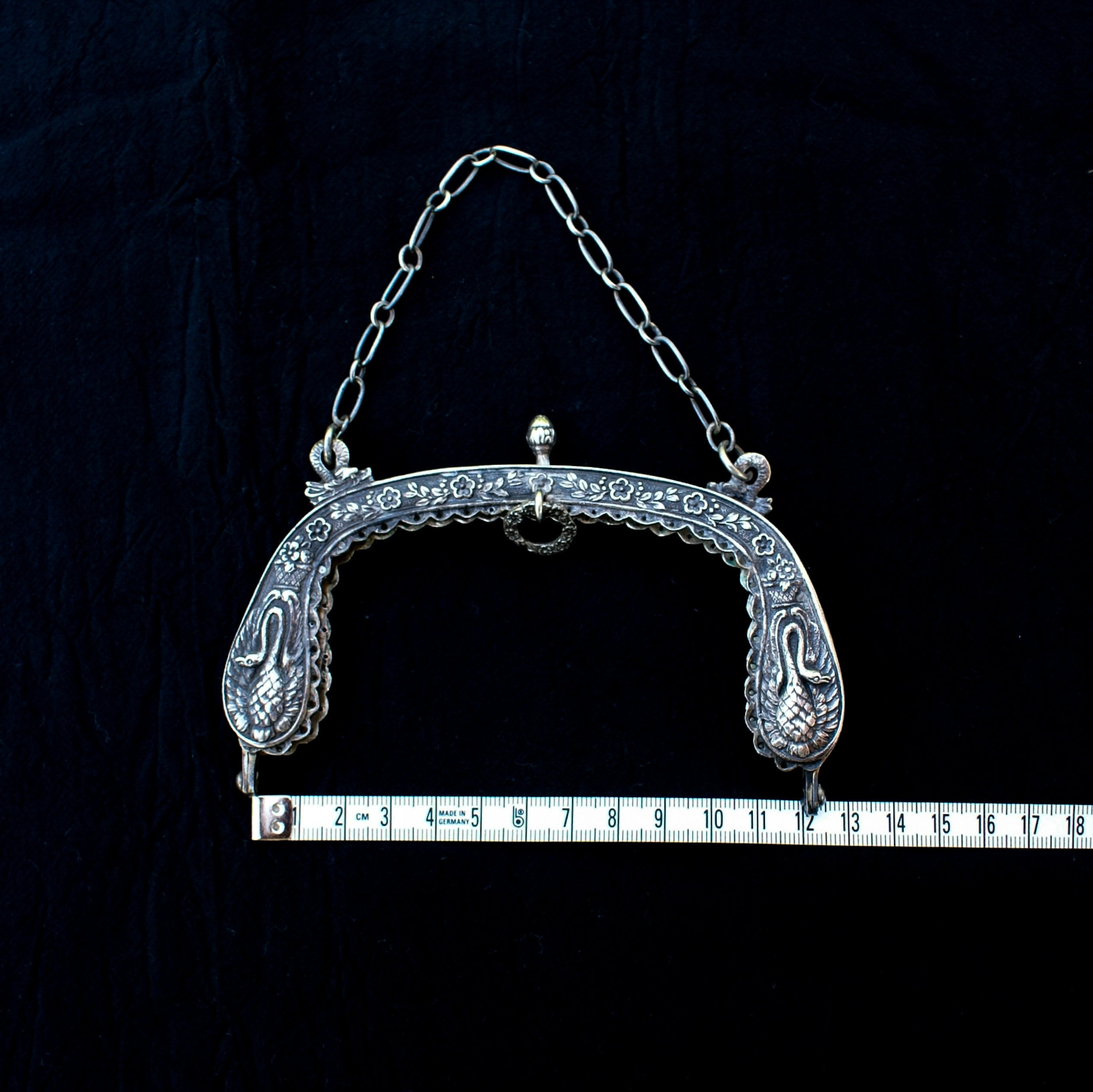 Antique Metal Purse Frame Ornate Victorian Purse Frame With 