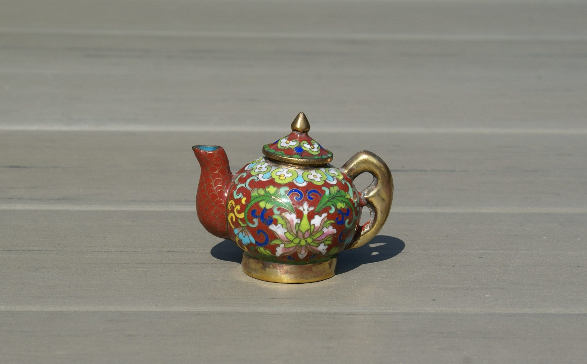 vintage pot ୨୧ * 蒼い鳥の mini テリーヌポット il_fullxfull