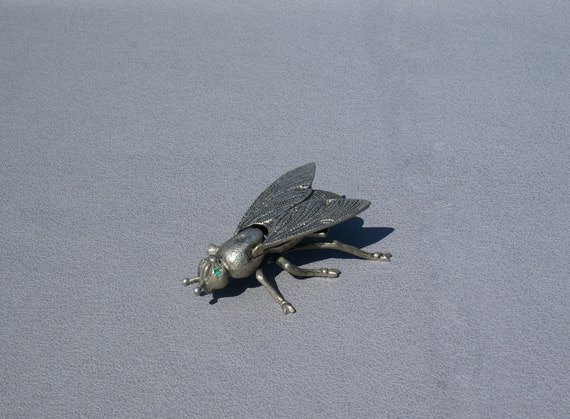 Vintage Metal Fly Ashtray With Lid: Steampunk Insect Decor - Etsy