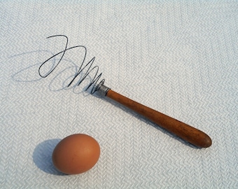 Vintage Spiralschneebesen Handmixer Schneebesen alter manueller Mixer
