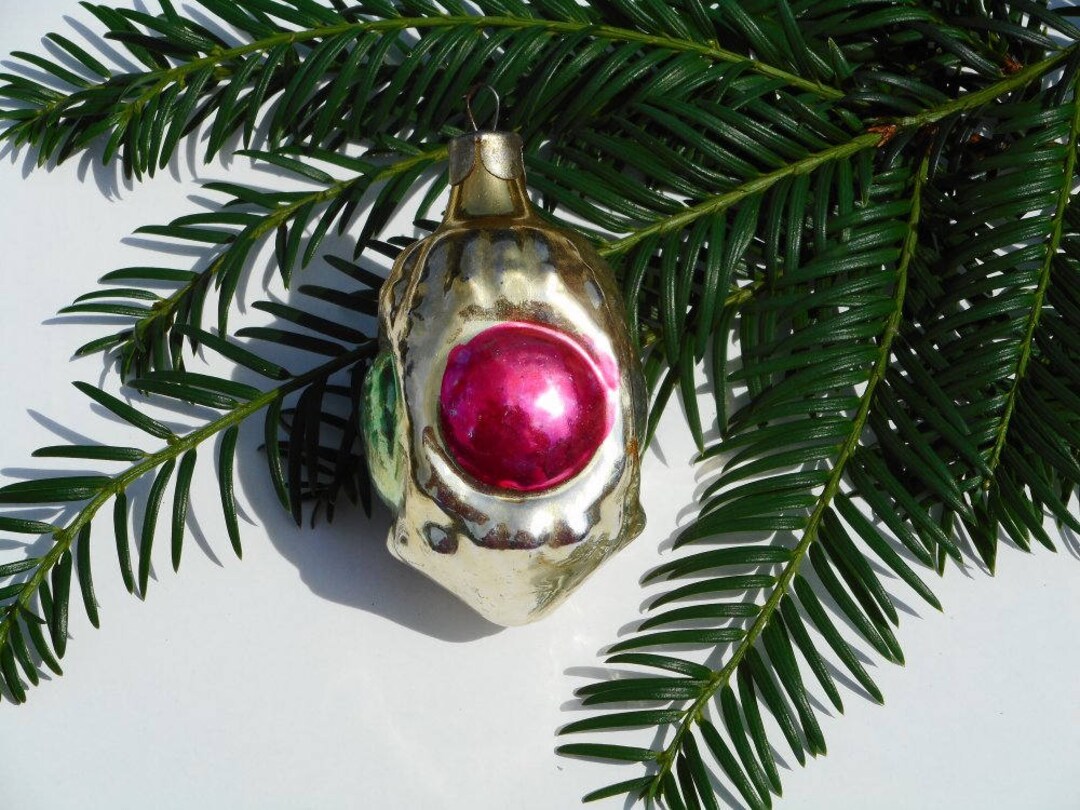 Vintage Traffic Light Ornament Christmas Tree Decoration Traffic Signal Light Ornament 1960s Etsy