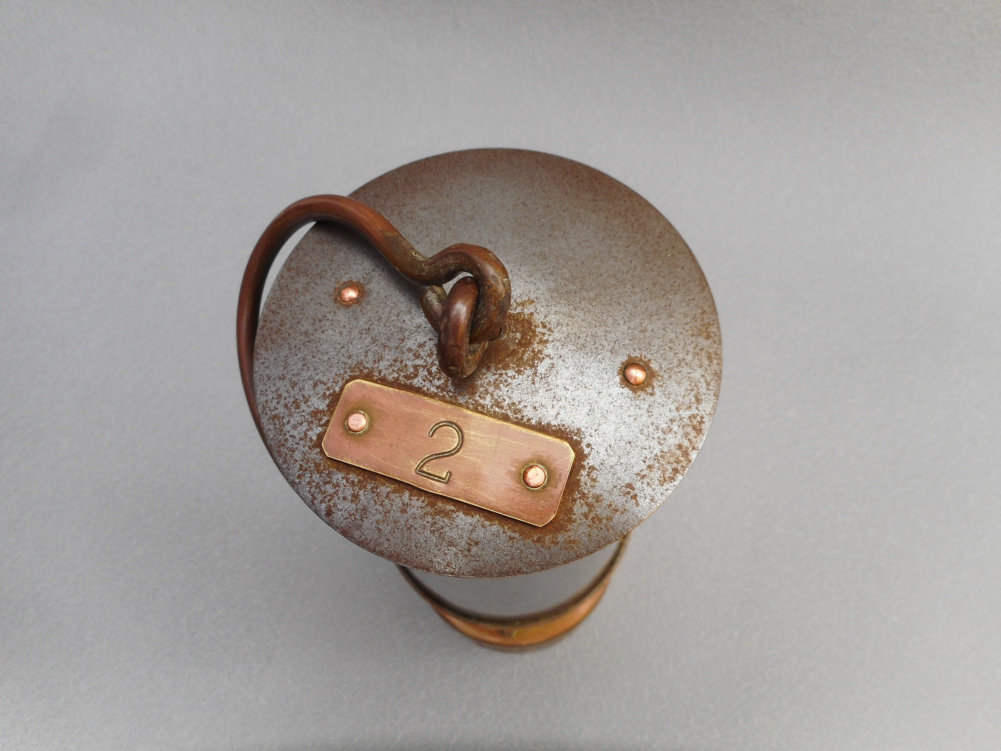 Rare Vintage Miner's Lamp Antique Coal Miner Lantern