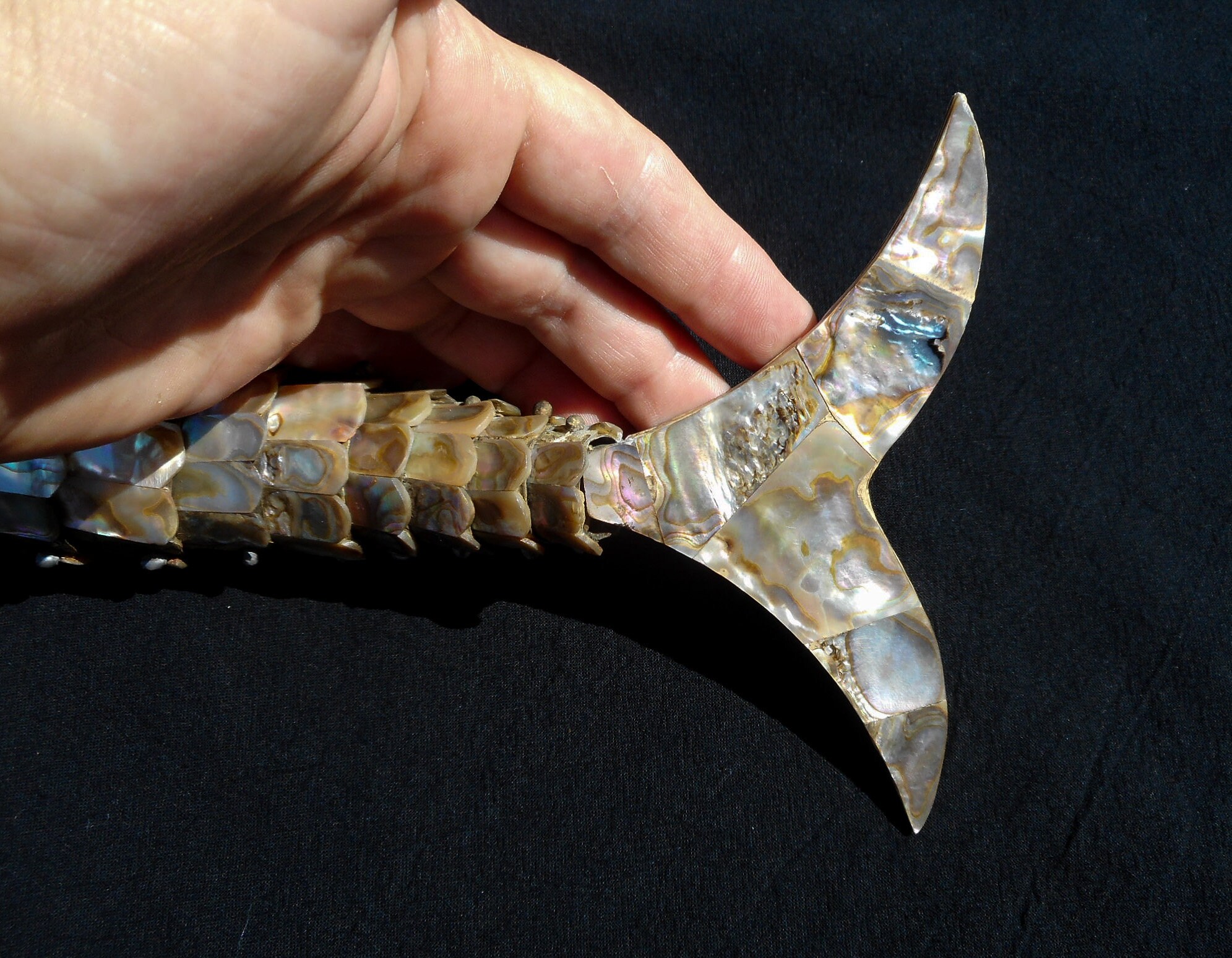 Giant Abalone Fish Bottle Opener Rare Vintage Articulated Fish Etsy