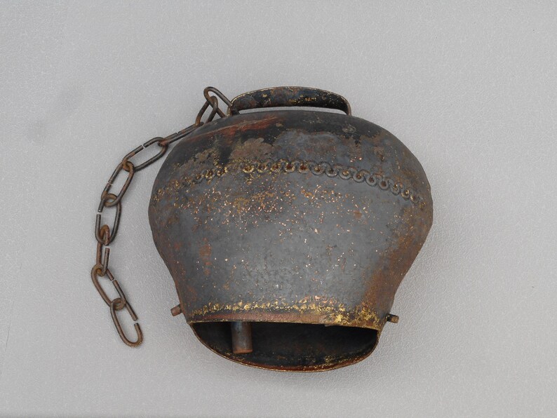 Extra Large Vintage Cow Bell Giant Bell Alpine Swiss Cowbell Etsy