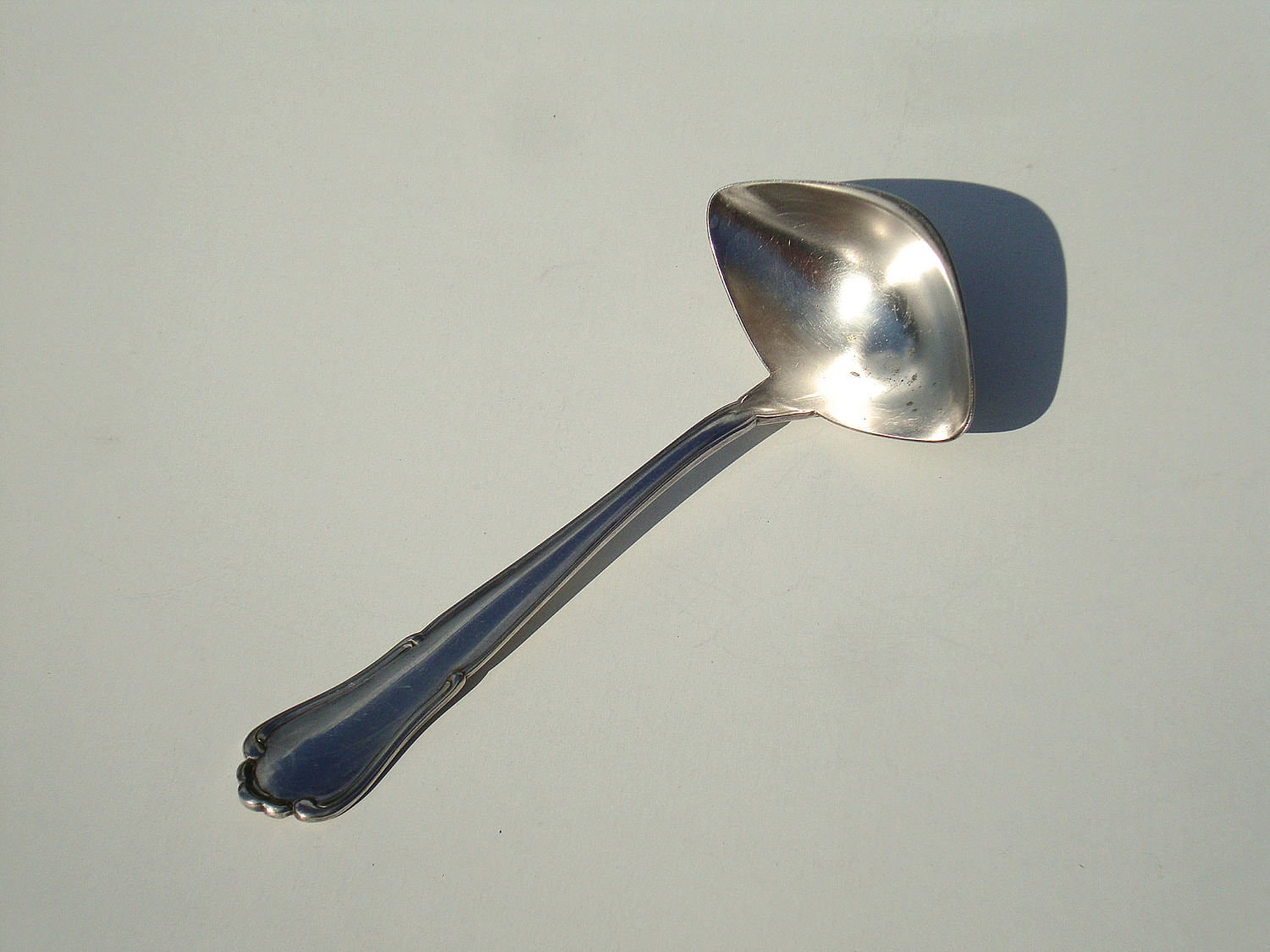 Vintage gravy ladle antique 1900s sause spoon ornate silver Etsy