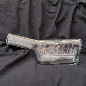 Graderad glasurinoar för män vintage medicinsk bäcken sjukhus manlig urinflaska 800 ml