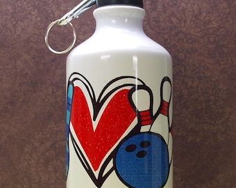 Peace-Love-Bowl Water Bottle