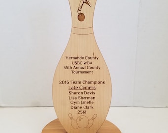 Free Standing Bowling Award