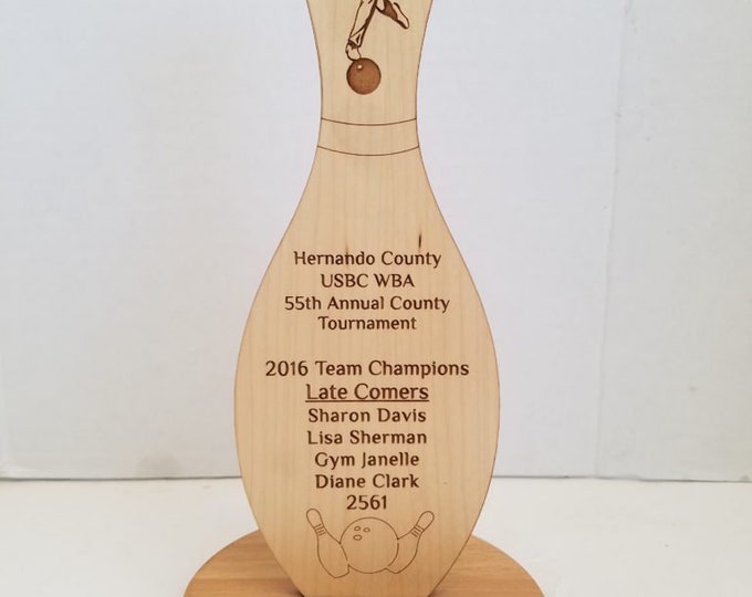 Featured listing image: Free Standing Bowling Award