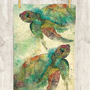 Turtle Tea Towel