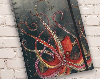 Octopus Notebook | Etsy