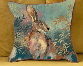 Hare Cushion Cover