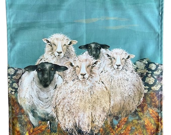 Sheep Tea Towel  (T0129)