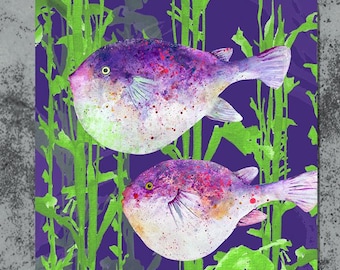 Kugelfisch Untersetzer (CO0078)