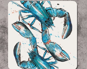 Blue Lobster Coaster  (CO0018)