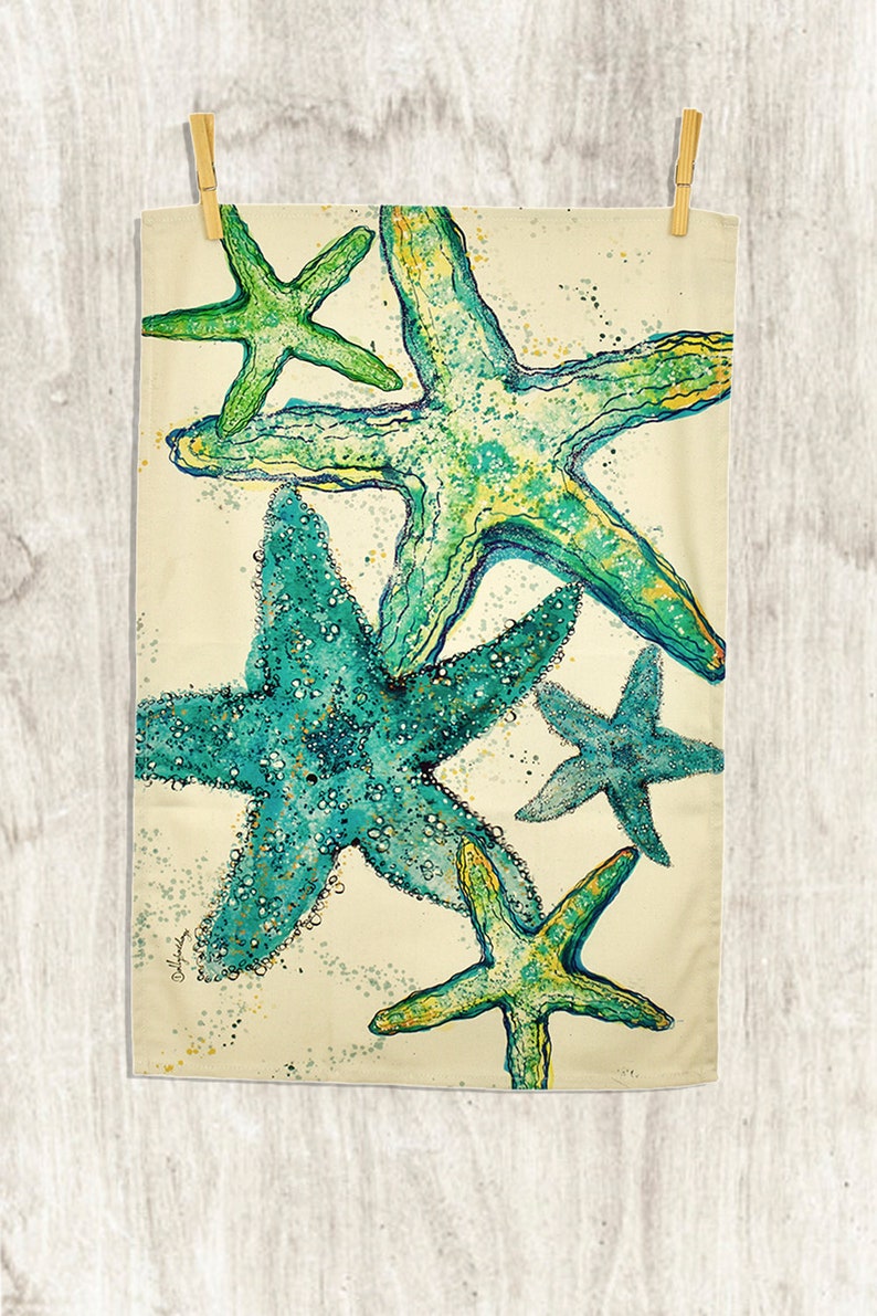 Starfish Tea Towel image 1