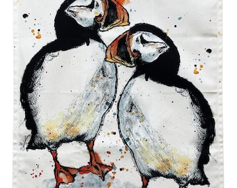 Pano de prato Puffin (T0022)
