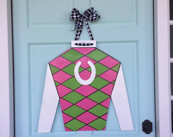 Ky Derby Jockey Silk, Ky Derby Door Hanger, Ky Derby Wreath, Jockey