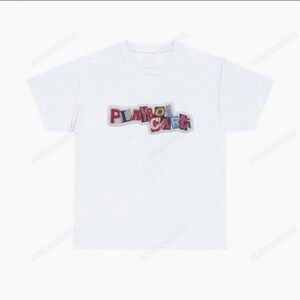 Playboi Carti T-shirt Opium découpé dans un journal vintage Streetwear Rap Merch
