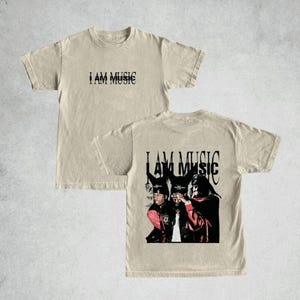 Camiseta de dos caras del álbum I AM MUSIC de Playboi Carti, nueva camiseta gráfica de merchandising