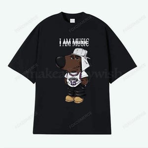 Camiseta Meme Playboi Carti Chill Guy I AM MUSIC Camiseta engraçada de hip hop de algodão