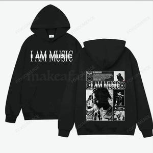 Playboi Carti Hoodie I AM MUSIC 2025 Grafik Vintage Y2K Oversized Style