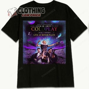 Coldplay World Tour 2025 Shirt - Tourdaten und Konzertticket-T-Shirt