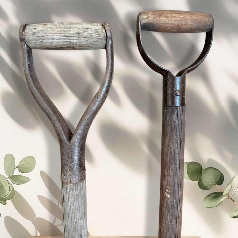 Cast Iron Railing Rustic Salvaged Garden Tools - Etsy