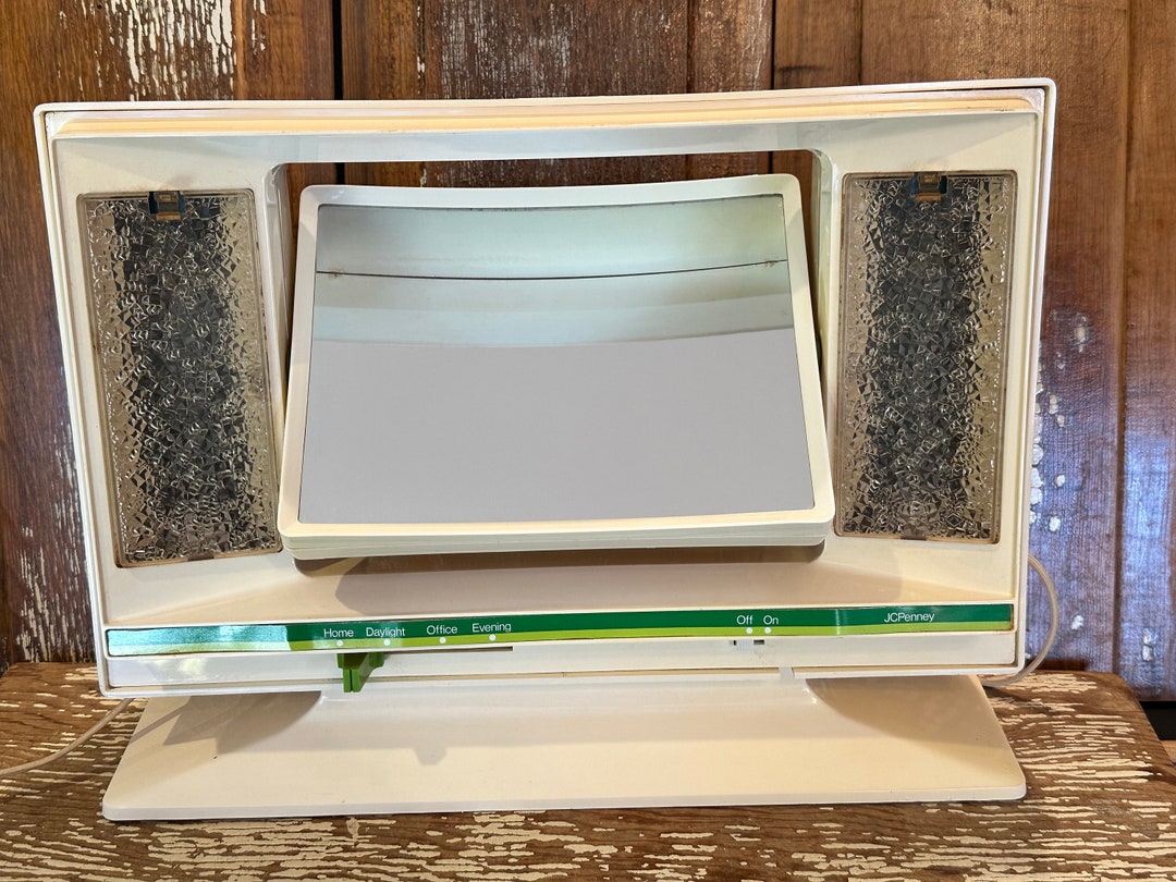 JC Penney Lighted Makeup Mirrorvanity Mirrordressing Table Etsy UK