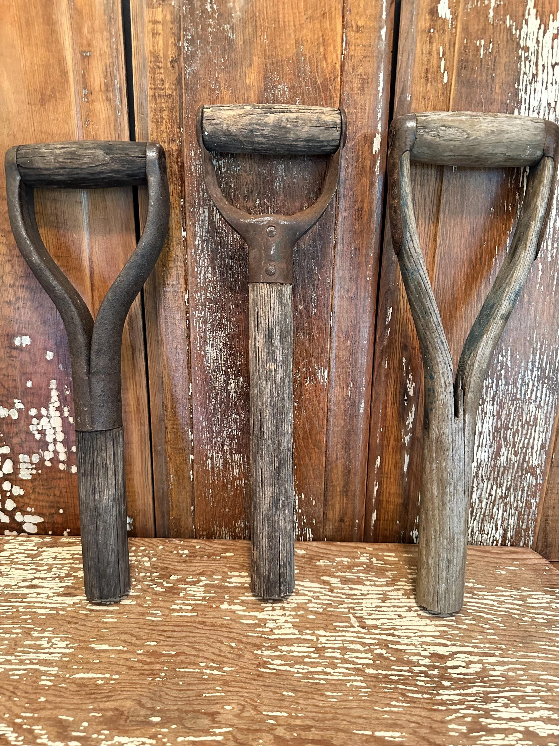 Antique Rusty Shovel Handles,pick One,garden,outdoor Tool,rustic