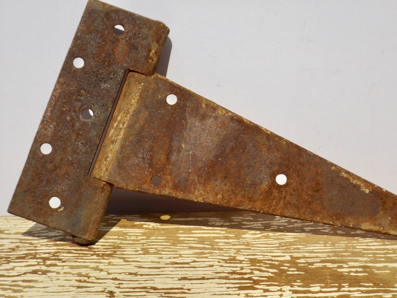 Iron Barn Door Strap Hinges Heavy Duty Gate Hinges Large 10 Hinges Rusty Strap Hinges Antique Hardware Vintage Hinges Restoration Hinges Home Living Lifepharmafze Com