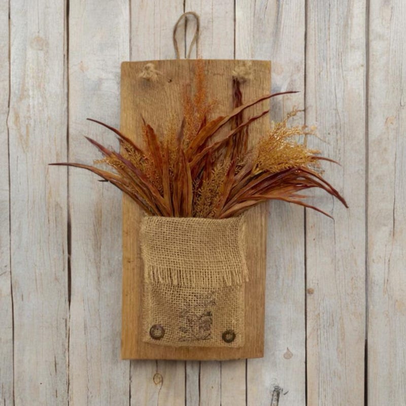 Image showcasing Burlap Wall Art - Etsy