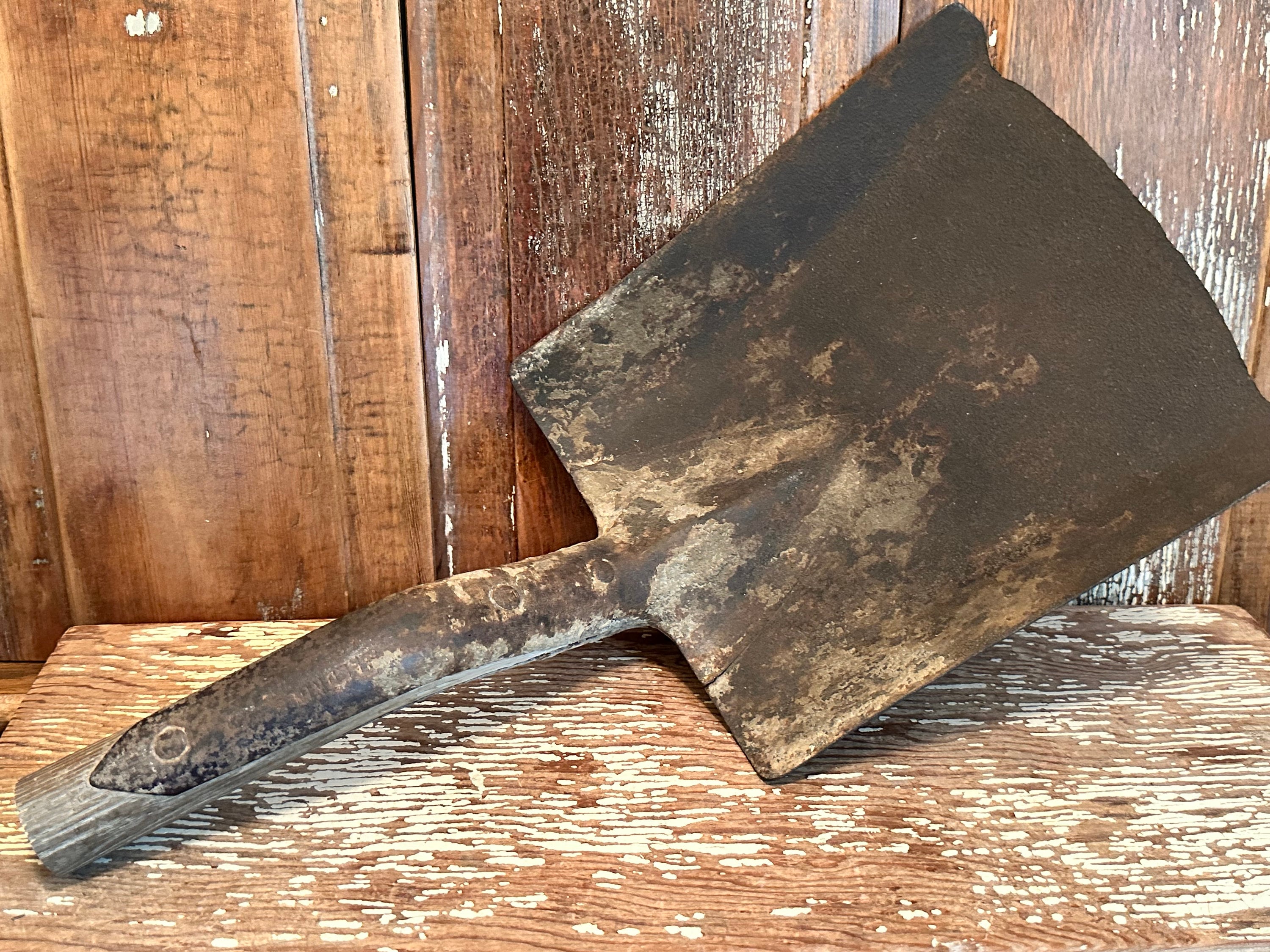 Antique Rusty Shovel Head,no Handle,garden,outdoor Tool,rustic,old