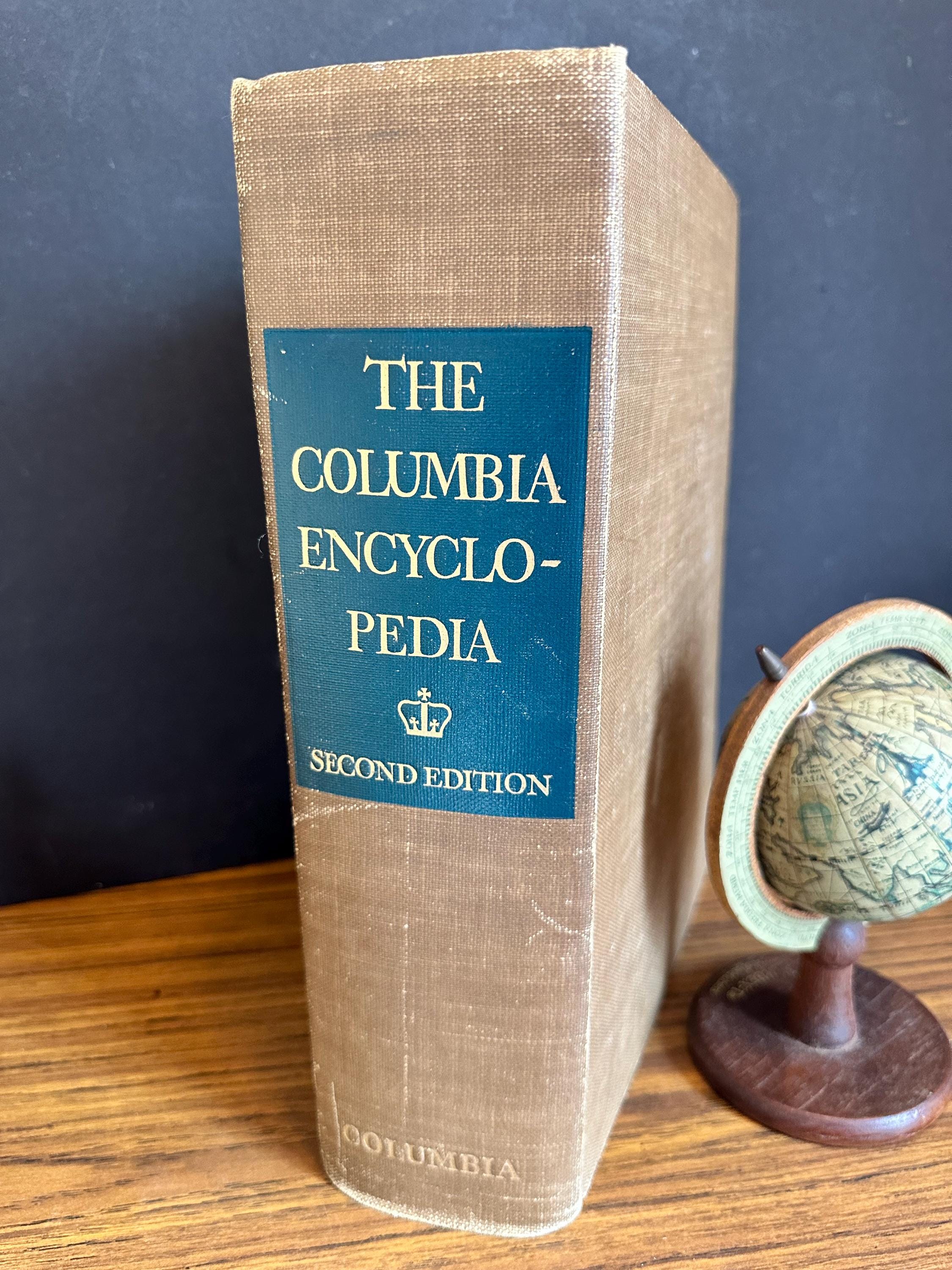 Large Columbia Encyclopedia,1950,second Edition With Supplements