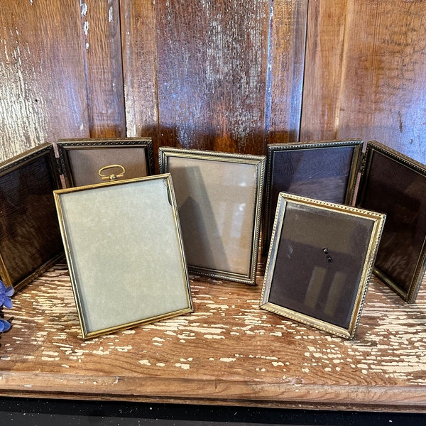 Glass Folding Picture Frame Etsy