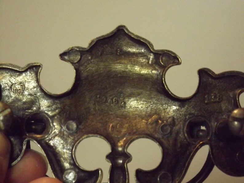 Tiradores del cajón de latón Chippendale tiradores del ala | Etsy