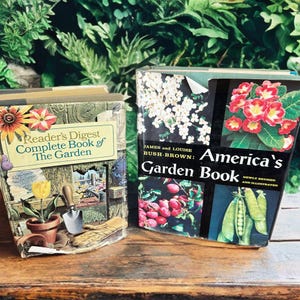 Vintage Gardening books,set of 2,Readers Digest Complete Book,Americas Garden book,illustrated,1960s,home garden,planting,Nature,