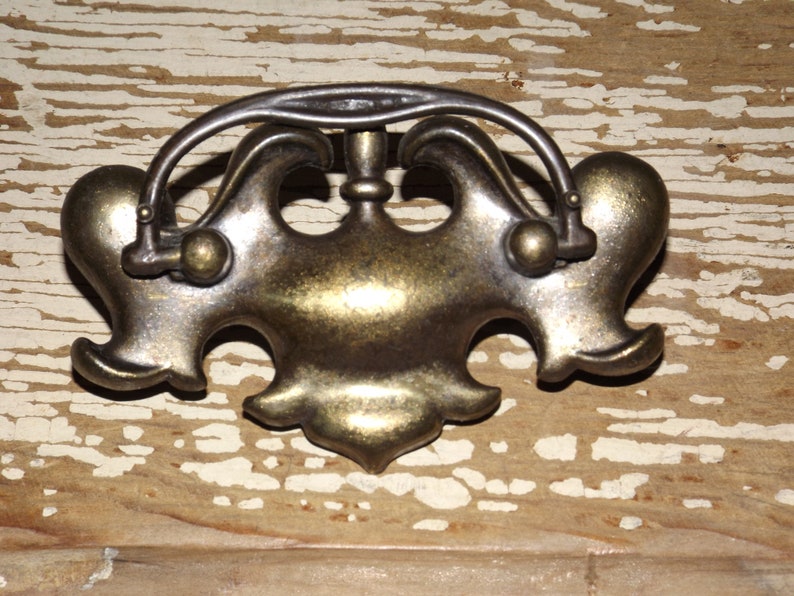 Tiradores del cajón de latón Chippendale tiradores del ala | Etsy