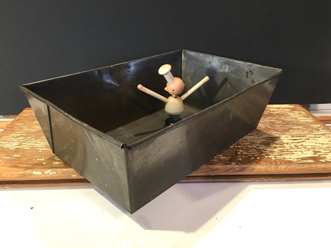 Primitive Folding Bread Loaf Pan,extra Large,12x8, Bread Pan,bakeware