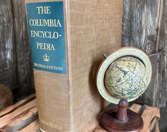 Large Columbia Encyclopedia,1950,second Edition With Supplements