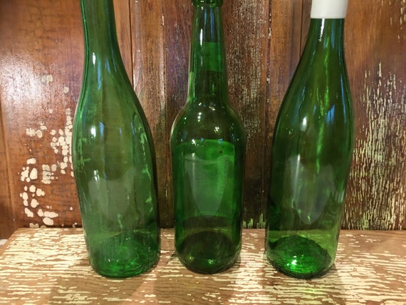 Botellas de Vidrio con Cuello Largo, 10 oz
